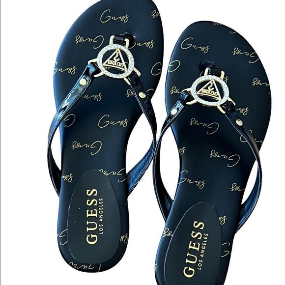 Guess Bling Logo Sandals - Picture 5 of 9